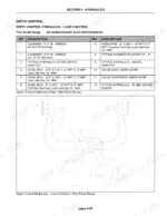 Flexi-coil AD.A, AD.B depth control hydraulics parts list and diagram for 3 and 5-section machines, first serial range.