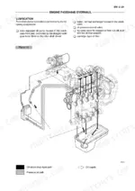 Fpt Industrial F4GE0484E, F4GE0684F, F4HE0684J engine lubrication system diagram showing oil flow paths and components.