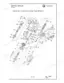 Gehl 153, 193, 223 service manual exploded view of the double axial and gear hydraulic pump assembly components.