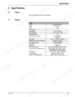 Gehl 480 specifications table for Deutz F4M 2011 engine, including displacement, torque, and valve clearance data.