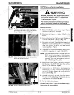 Gehl 5635SX, 5635DX, 5635SXT, 5635DXT, 6635SXT, 6635DXT ROPS removal and installation procedure and component diagrams.
