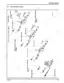 Gehl 680 hydraulic control valve exploded view showing pressure relief valves, compensators, and non-return valves.