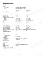 Gehl CT6-18 TURBO, CT6-18 engine, cooling, and transmission technical specifications table for Perkins 1104C engines.