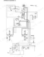 Gehl CT7-23 TURBO hydraulic diagram 1/3 showing pump, steering, and axle drive circuit components.
