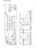 Gehl CT7-23 TURBO electric diagram showing relays, fuses, switches, and solenoid components.