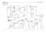 Gehl CTL60, TL130 electrical wiring diagram showing engine, fuse box, relays, switches, and wire color table.