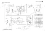 gehl-ctl65-compact-track-loader-service-manual-917337-hydraulic-31.webp Gehl CTL65 hydraulic circuit diagram showing pumps, control valves, travel motors, and a component parts list table.