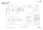 Gehl CTL85 hydraulic circuit diagram showing pumps, travel motors, control valves, and component parts list.