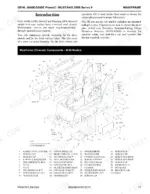 Gehl, Mustang 4640E Power2, 5240E Power2 exploded view diagram of the mainframe chassis and component parts list.