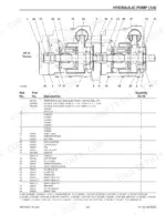 gehl-mustang-ctl60-to-mtl25-compact-track-loaders-parts-catalog-917491-hydraulic-parts-297.webp Gehl, Mustang CTL60, CTL70, CTL80, MTL16, MTL20, MTL25 hydraulic pump exploded view diagram and parts list.