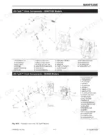 Gehl Mustang 2066, Mustang 2076, Mustang 2086, Gehl 5640E, Gehl 6640E exploded view of All-Tach hitch components and parts list.