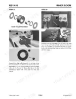 Gehl RS6-42, RS8-42, RS8-44, RS10-44, RS10-55, RS12-42 inner boom chain roller and slide pad installation procedure.