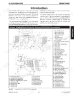 Gehl SL3640, SL3840, SL4240 exploded view diagram of ROPS/FOPS components and parts list for the mainframe assembly.