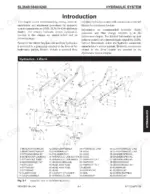 Gehl SL3640, SL3840, SL4240 hydraulic liftarm system exploded view diagram and parts list for service manual.