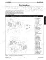 Gehl SL4640, SL4840, SL5640, SL6640 exploded view diagram of ROPS/FOPS mainframe components and parts list.