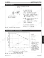 Gehl SL4640, SL4840, SL5640, SL6640 glow control module pinout diagram, connector specs, and time/temperature cycle chart.