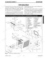 Gehl SL5635, SL6635 exploded view diagram of ROPS/FOPS components, including seat, enclosure window, and mounting hardware.