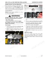 Gehl V270, V330, 2700V, 3300V hydrostatic system charge pressure test and adjustment procedure with test port photos.