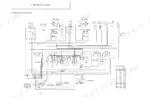 Gehl Z45 GEN:2, 450Z NXT2 hydraulic circuit schematic diagram with relief valve pressure settings table.