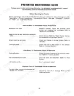 International 3388, 3588, 3788 preventive maintenance guide table for 10 and 50 hour service intervals.