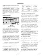 International 3444, International 3444 Loader Tractor clutch pedal adjustment diagram and transmission clutch specs.
