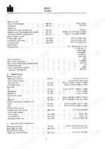 International 384, 238 service manual specs for clutch, transmission, and rear axle torque and clearance settings.