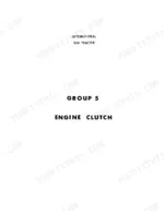International 434 tractor Group 5 Engine Clutch assembly