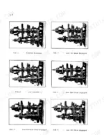 International 434 Tractor transmission gear engagement diagrams showing neutral, reverse, and low 1st, 2nd, and 3rd gears.