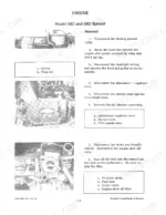 international-582-to-982-cub-cadet-tractors-service-manual-gss-1497-procedures-14.webp International Cub Cadet 582–982 engine removal procedure steps and component identification diagrams.