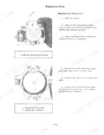 international-582-to-982-cub-cadet-tractors-service-manual-gss-1497-system-diagram-83.webp International Cub Cadet 582–982 reduction drive removal and disassembly procedure with gear diagrams.