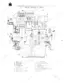 International D-206, D-239 engine longitudinal section diagram with numbered parts list for valves, gears, and flywheel.