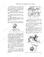 International Harvester B-250 operator manual page showing engine fluid filling procedures, fuel injection pump, and transmission filler plugs.