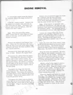 International Harvester Company B-275 service manual page detailing step-by-step engine removal procedures.