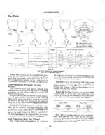 international-harvester-farmall-to-hi-clear-tractor-operators-manual-1004380r4-troubleshooting-86.webp International Harvester Farmall 300, Farmall 300 Hi-Clear rear wheel tread adjustment diagram and specification table.
