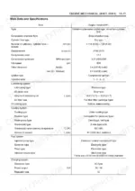 isuzu-4hk1-6hk1-engine-service-manual-lep-9-44060-specs-28.webp Isuzu 4HK1-6HK1 engine mechanical main data and specifications table including cooling, fuel, and lubrication systems.