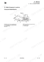 jcb-100-to-z-1-excavator-service-manual-9813-2700-exploded-view-25.webp JCB 100 C-1, 85 Z-1, 86 C-1, 90 Z-1 diagram showing main component locations including boom, dipper, cab, and undercarriage.