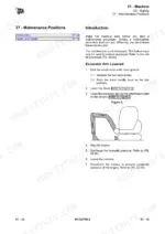 jcb-100-to-z-1-excavator-service-manual-9813-2700-procedures-18.webp JCB 100 C-1, 85 Z-1, 86 C-1, 90 Z-1 service manual page for excavator arm lowered maintenance safety procedure.