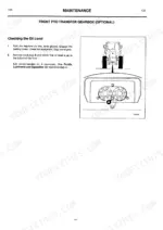 jcb-1115s-1125-1135-tractor-operator-manual-9801-1421-exploded-view-110.webp JCB 1115S, 1125, 1135 maintenance procedure for checking front PTO transfer gearbox oil level using plug A.