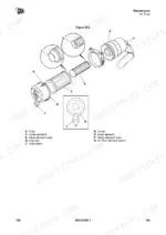 jcb-135-to-205-skid-steer-loader-operator-manual-en-9831-2350-exploded-view-204.webp JCB 135, 155, 175, 190, 205 exploded view diagram of the air filter assembly, showing elements, seals, and canister.