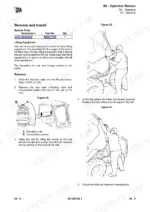 jcb-135-to-205-skidsteer-loader-service-manual-9813-6750-hydraulic-107.webp JCB 135, 155, 175, 190, 205 service manual procedure for removing and installing the operator station cab.