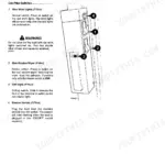 JCB 1400B (Centremount), 1400B (Sideshift), SITEMASTER, 1550B, 1600B, 1700B cab pillar switches diagram and operation.