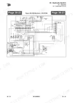 jcb-1cx-1cxt-backhoe-loader-service-manual-9813-6050-hydraulic-707.webp JCB 1CX, 1CXT hydraulic system schematic circuit diagram for ISO machines, showing valve blocks and pump connections.