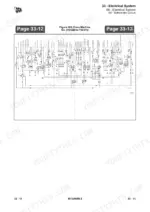 jcb-1cx-1cxt-backhoe-loader-service-manual-9813-6050-wiring-911.webp JCB 1CX, 1CXT electrical system schematic circuit diagram for machines 751600 to 752370, showing lighting and wiper circuits.