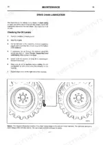 jcb-208s-minimaster-skid-steer-loader-backhoe-operator-manual-9801-4210-maintenance-73.webp JCB 208S MINIMASTER maintenance procedure for checking drive chain oil levels and inspection plug A location diagram.