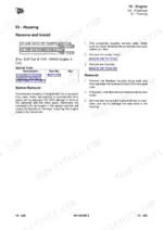 jcb-225-to-330-skidsteer-loader-service-manual-9813-5150-page-444.webp JCB 225, 225T, 260, 260T, 280, 300, 300T, 320T, 325T, 330 engine flywheel housing removal and installation procedure.