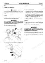 jcb-2cx-to-210s-backhoe-loader-service-manual-9803-7100-procedures-46.webp JCB 2CX Backhoe Loader, 210S, 210S U.S.A. build machine, 2CX: Procedures for installing and removing loader arm safety strut.