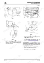 jcb-2cx-to-210su-backhoe-loader-service-manual-9803-7130-08-troubleshooting-103.webp JCB 2CX, 2CXU, 210S, 210SU, Backhoe Loader, 3CX, JCB Dieselmax Engine, Perkins Engine: Cooling system coolant drain procedure.