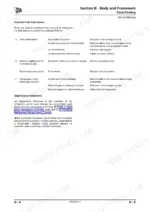 jcb-354-360-tractor-service-manual-9803-9480-1-troubleshooting-100.webp JCB 354, 360, JCB 354, JCB 360, 404C-22T air conditioning fault finding table for system performance and sight glass.