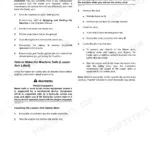 JCB 3CX, 4CX maintenance procedure for making the machine safe and installing the loader arm safety strut.