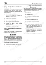 jcb-3cx-4cx-backhoe-loader-operator-manual-9811-4300-procedures-155.webp JCB 3CX, 4CX maintenance procedure for making the machine safe and installing the loader arm safety strut.